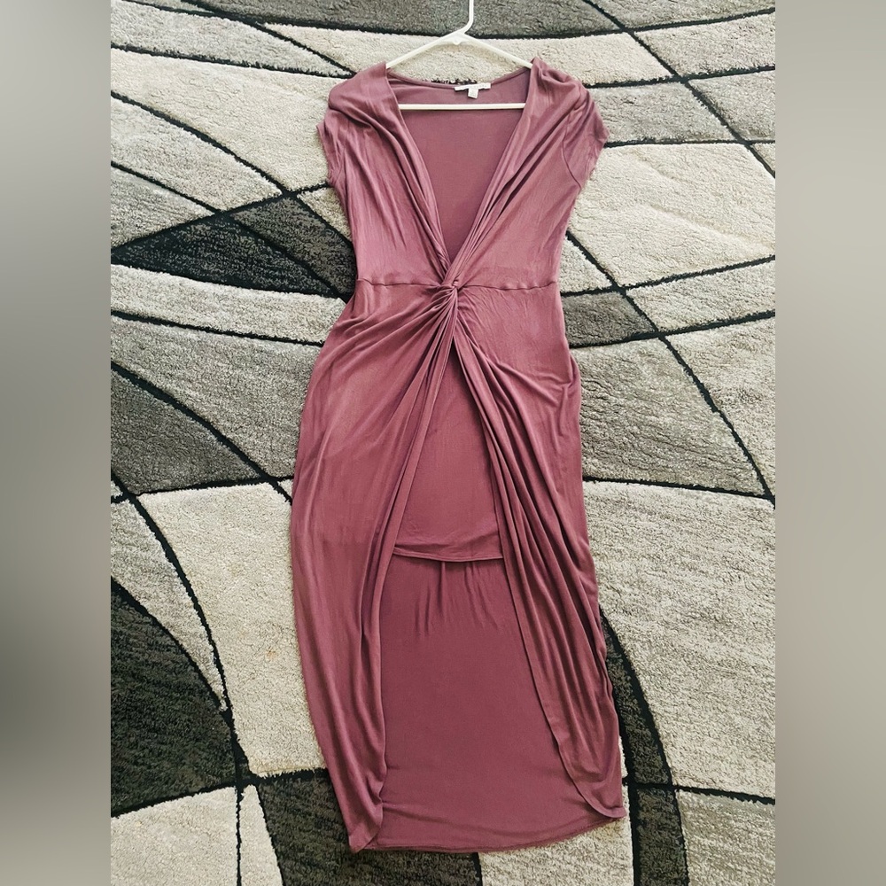 Elegant Mauve Dress